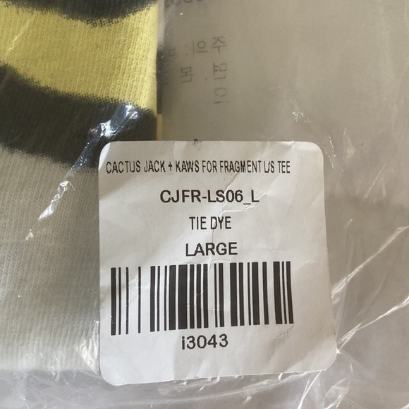 Cactus Jack x Kaws for Fragment tee - Picture 2 of 3